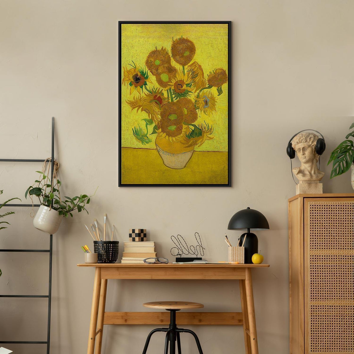 Leinwandbild - Vincent van Gogh – Still Life: Vase With Fifteen Sunflowers