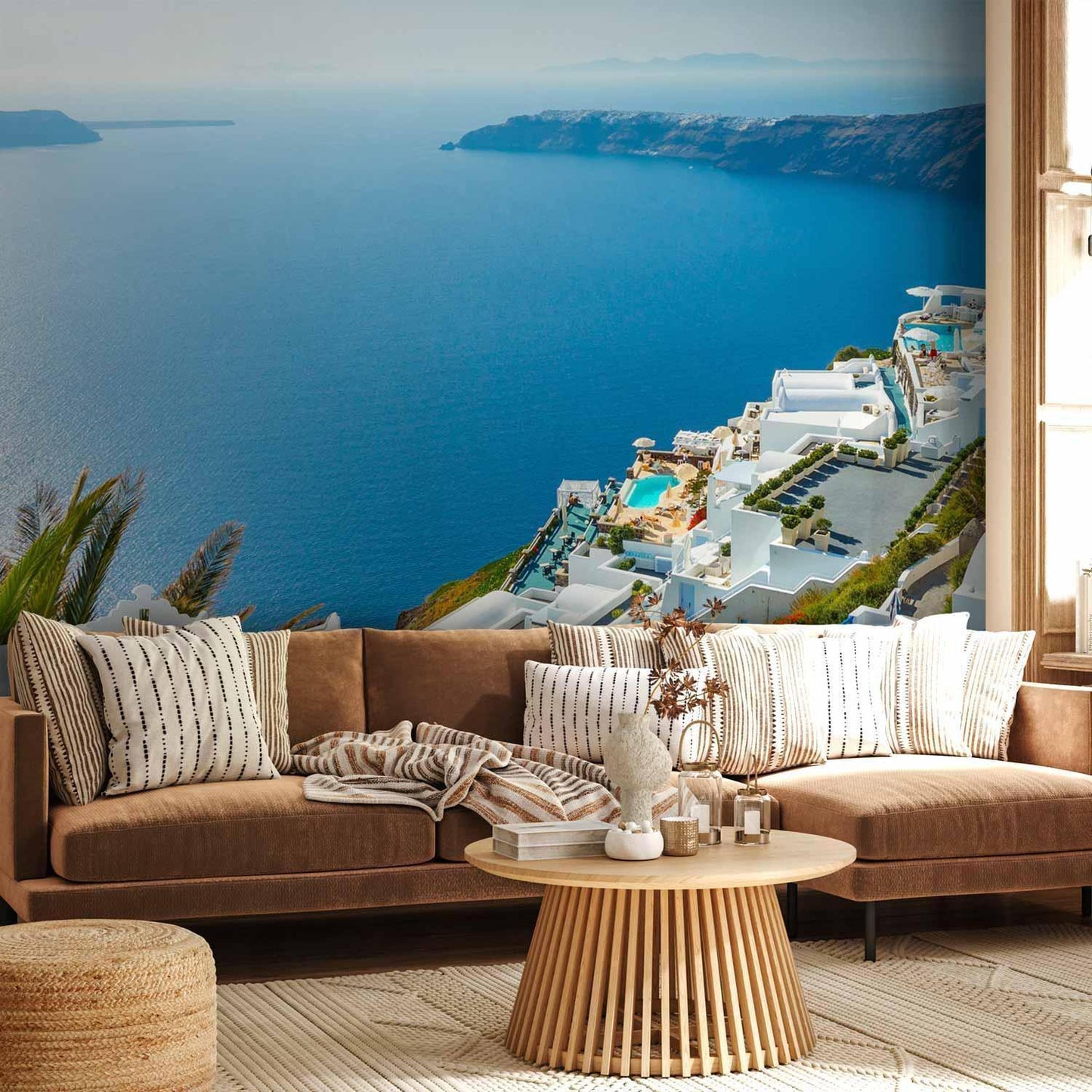 Fototapete „Ausblick auf Santorini“ – Mediterranes Flair für dein Zuhause sawelt.eu