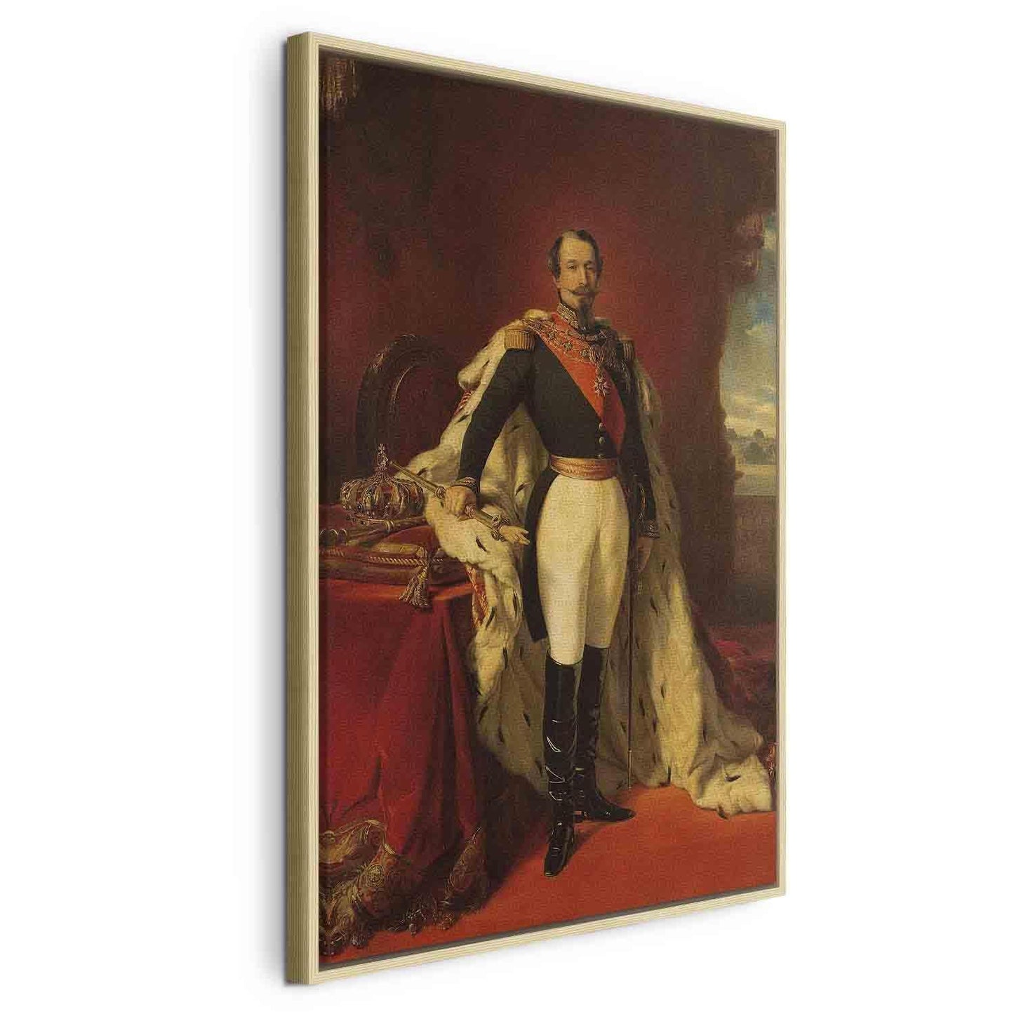 Leinwandbild - Portrait of Napoleon III (Franz Xaver Winterhalter) Artgeist