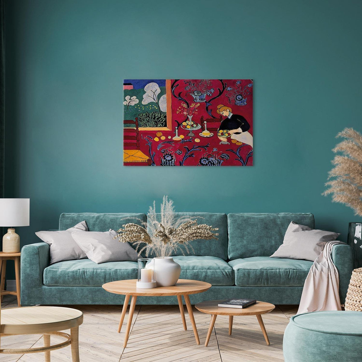 Leinwandbild - Henri Matisse – Harmony in Red (The Red Room)