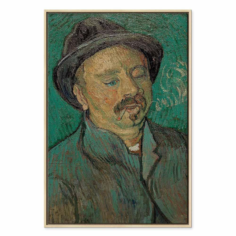 Leinwandbild - Vincent Van Gogh – Portrait of a one eyed man