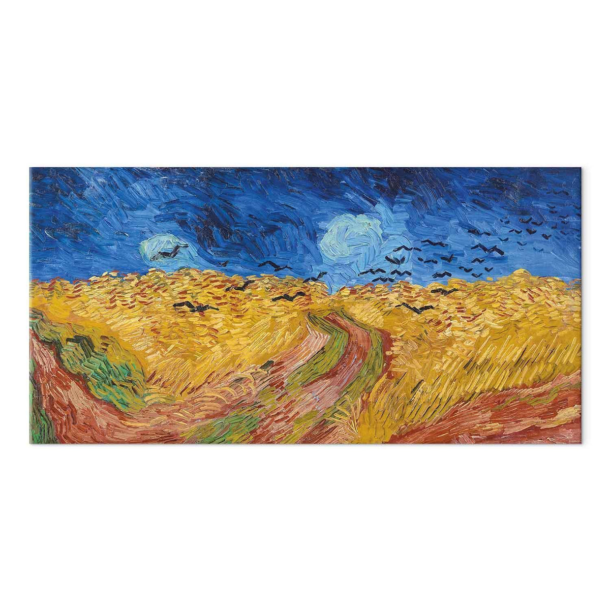Wandbild XXL - Vincent van Gogh – Wheatfield with Crows