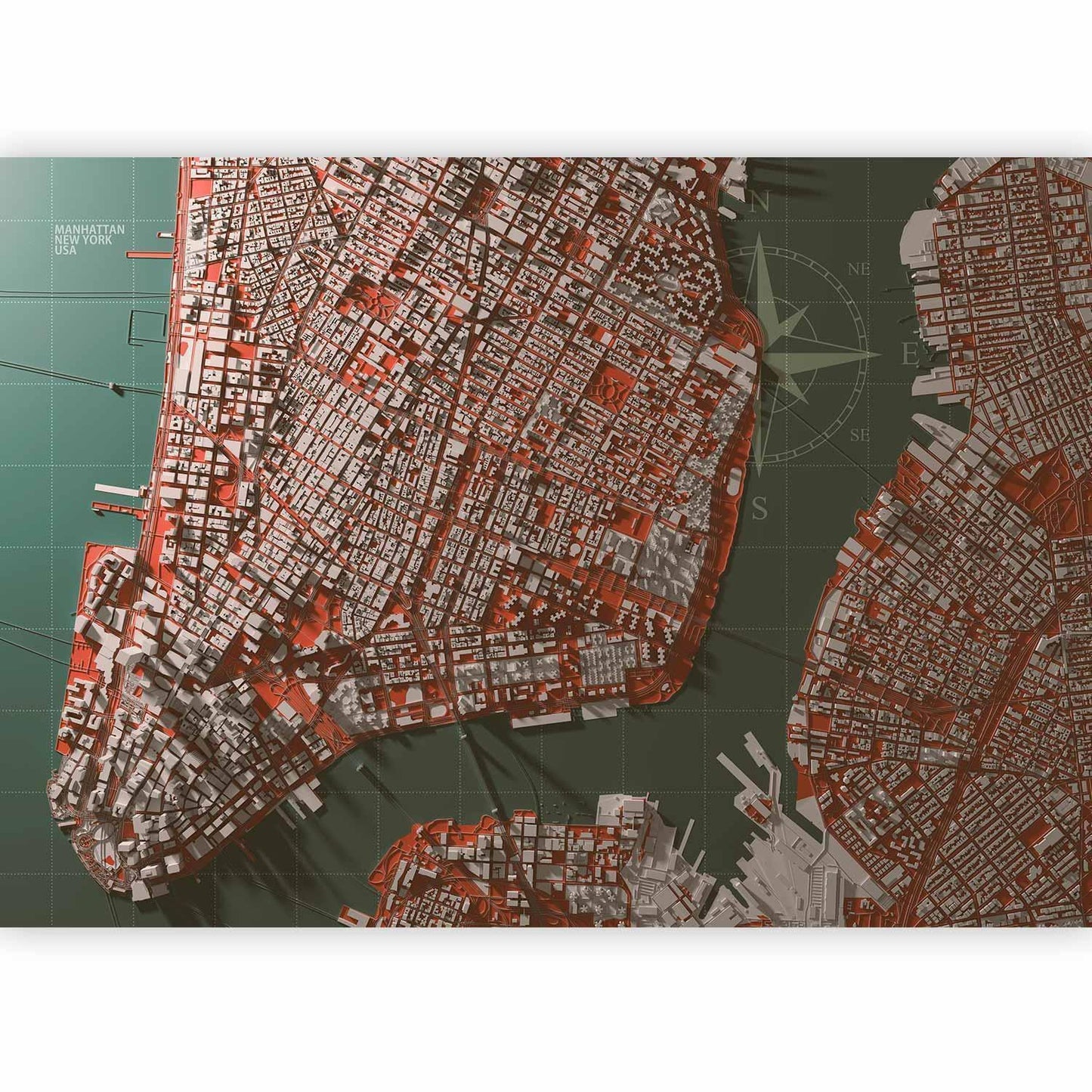 Fototapete Manhattan Skyline – Urbaner Charme für dein Zuhause
