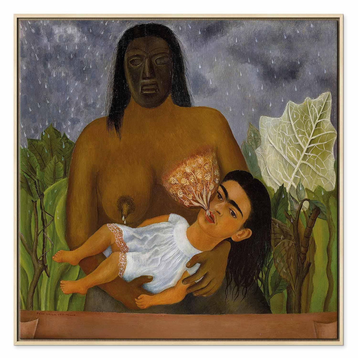 Leinwandbild - Frida Kahlo – My Nurse and I