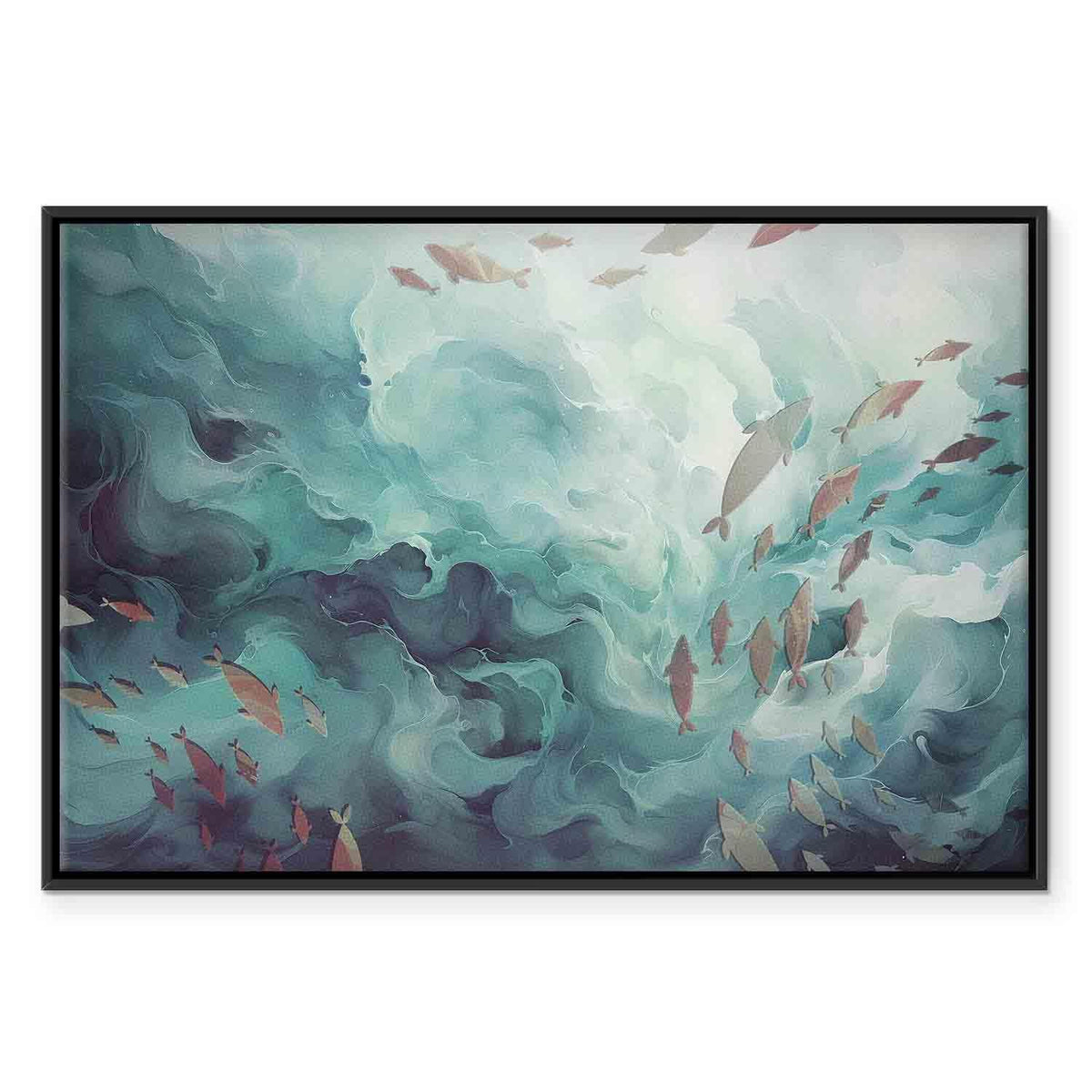 Leinwandbild - Fish in the ocean