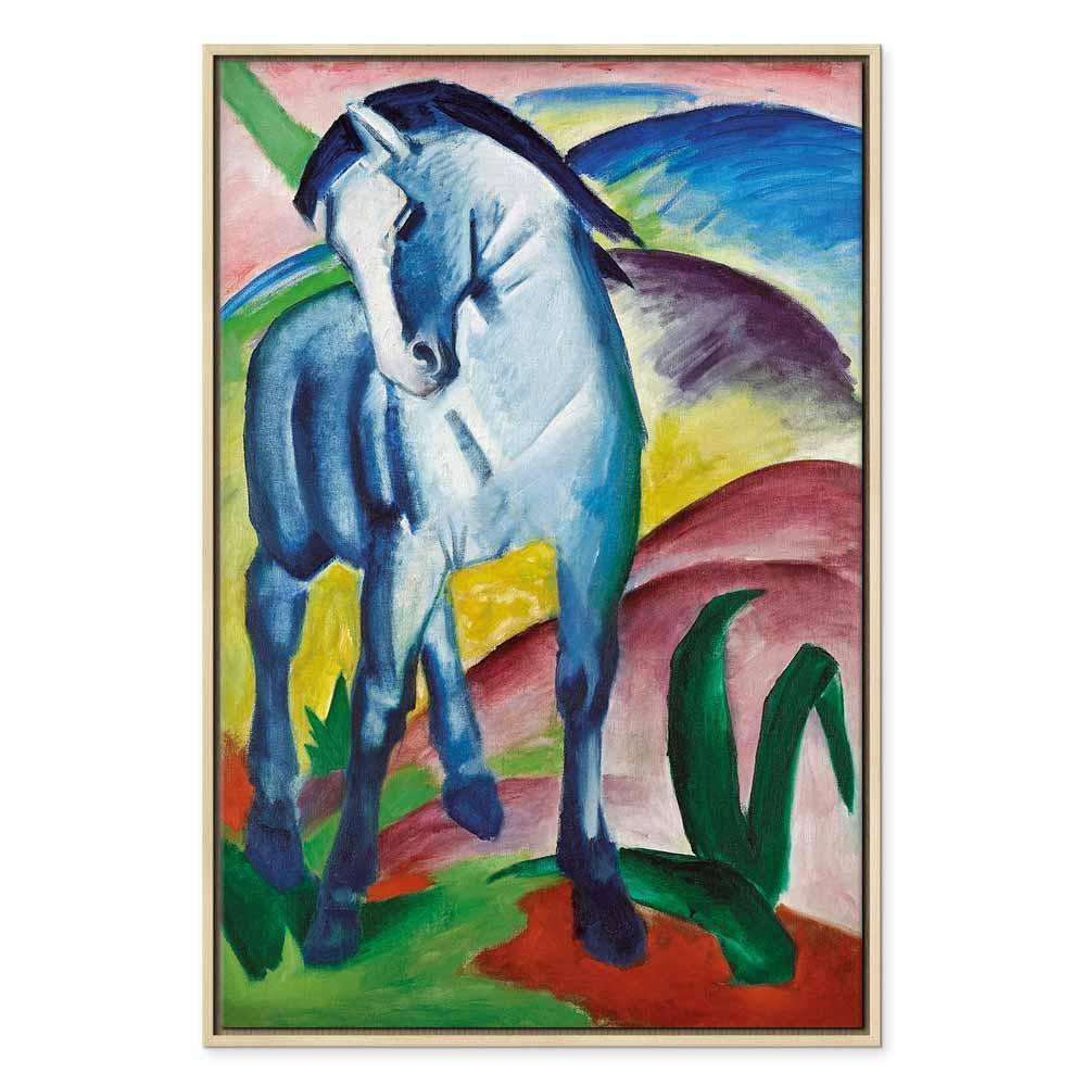Leinwandbild - Franz Marc – Blue Horse