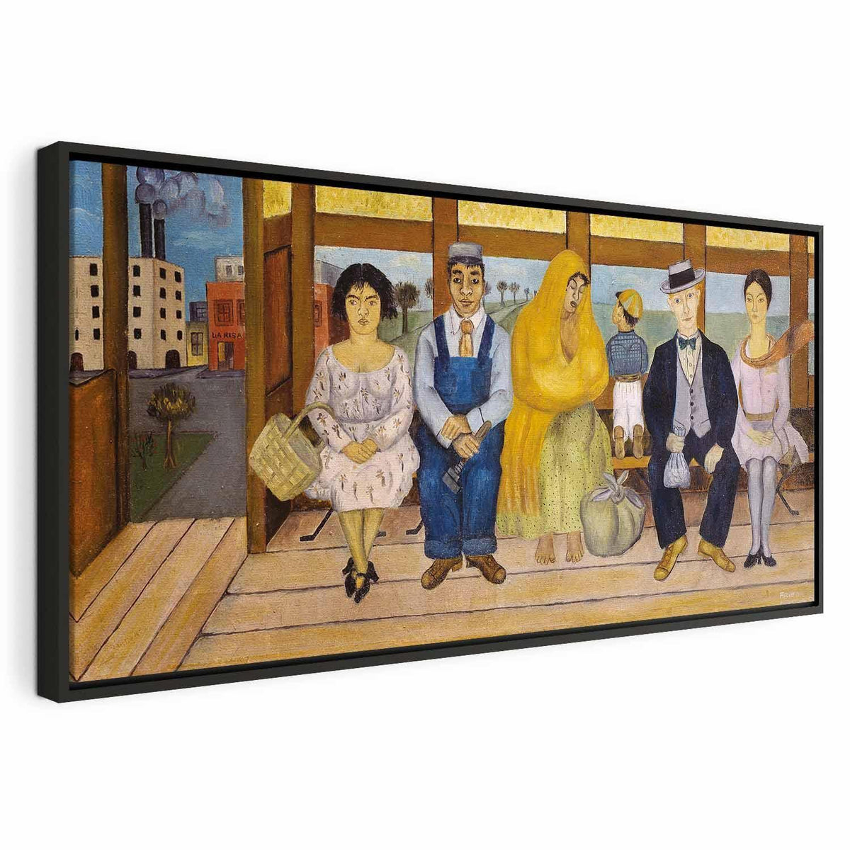 Leinwandbild - Frida Kahlo – The Bus