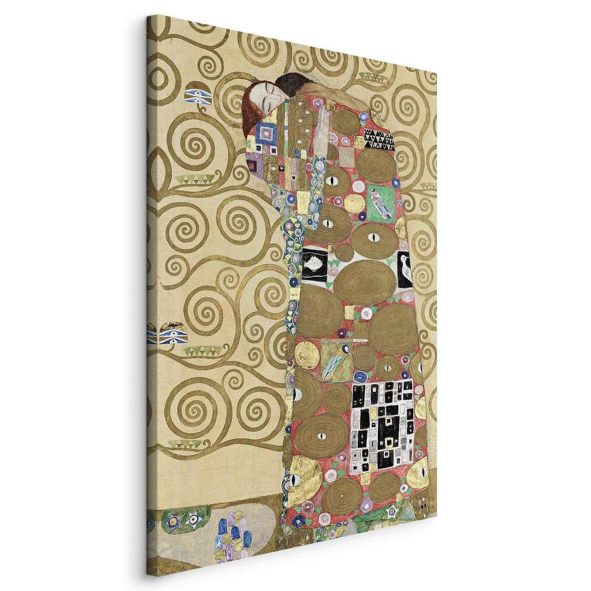 Leinwandbild - Gustav Klimt – The Fulfillment