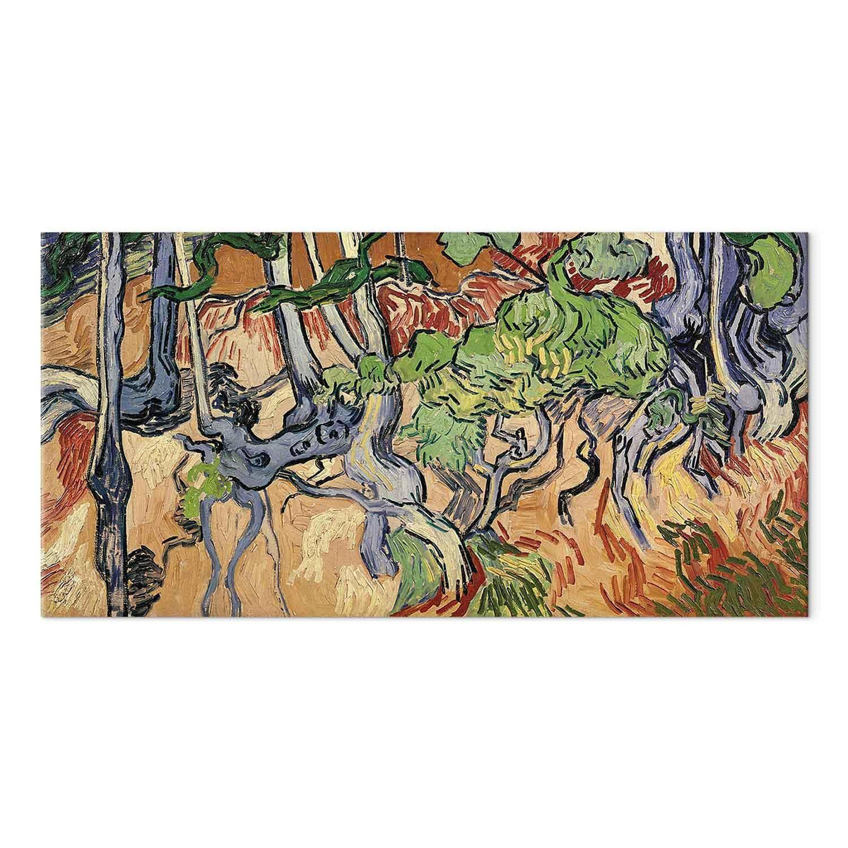 Wandbild XXL - Vincent van Gogh – Tree Roots