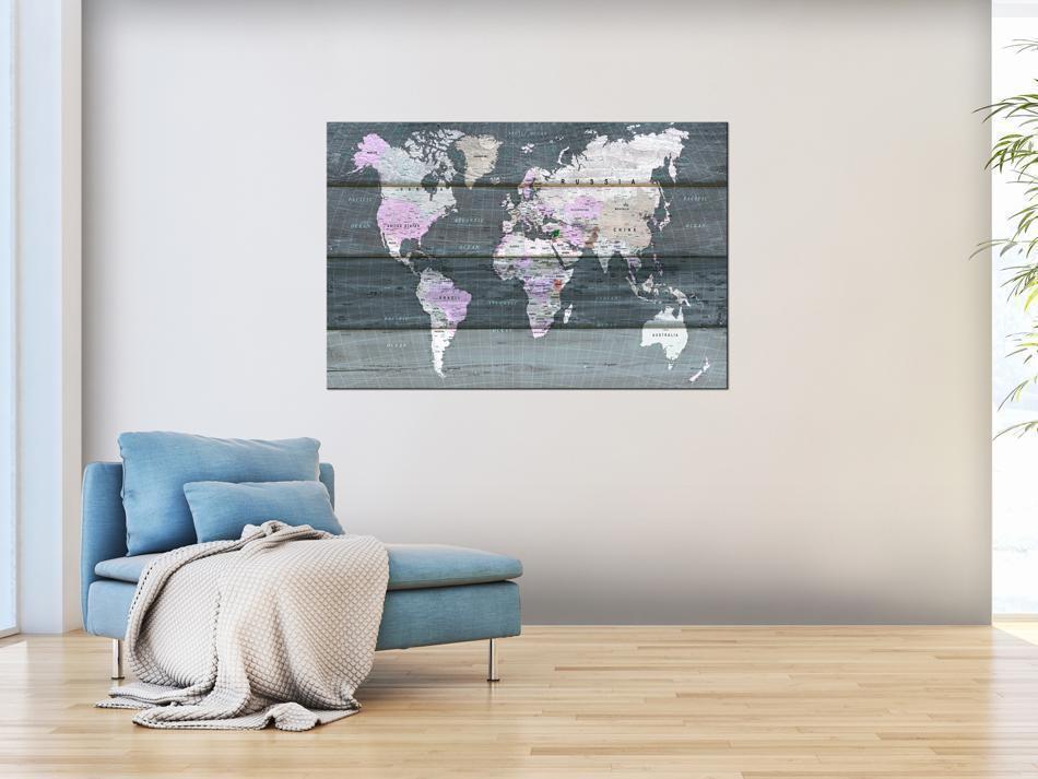 Korkbild - Journey through the World