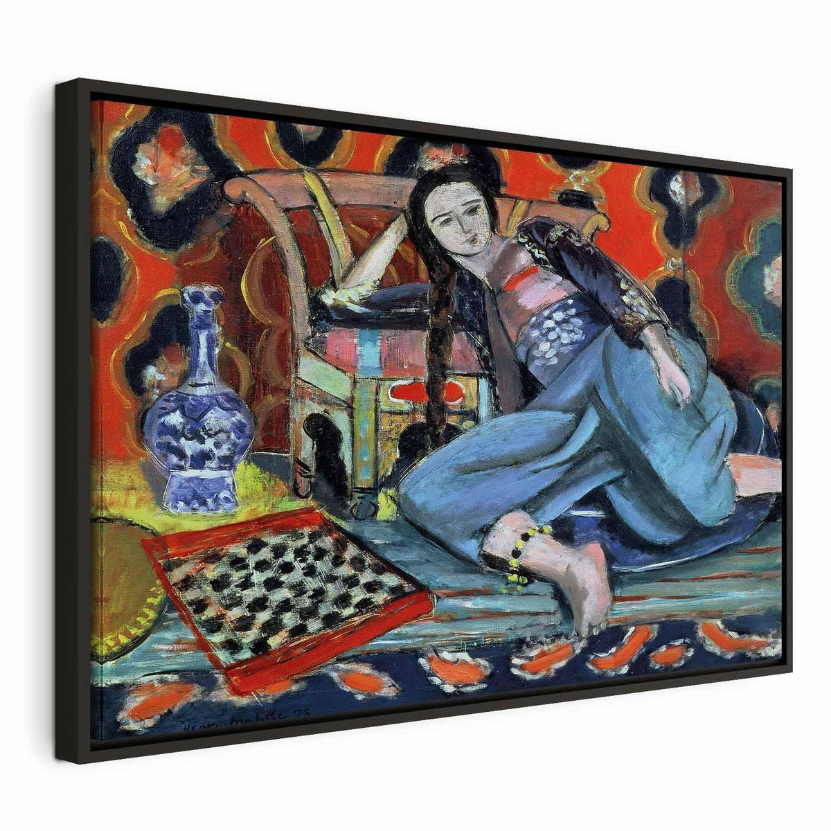 Leinwandbild - Henri Matisse – Odalisque with Turkish Chair