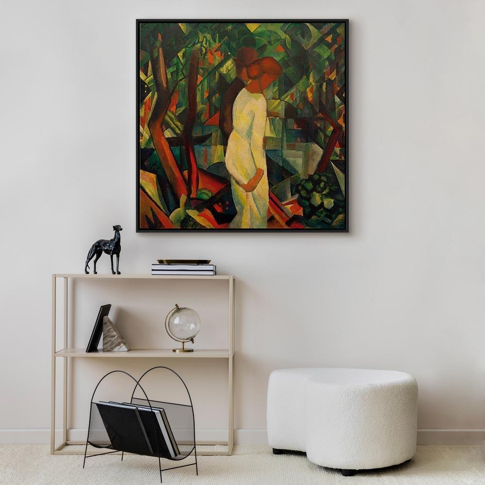 Leinwandbild - August Macke – Paar im Wald