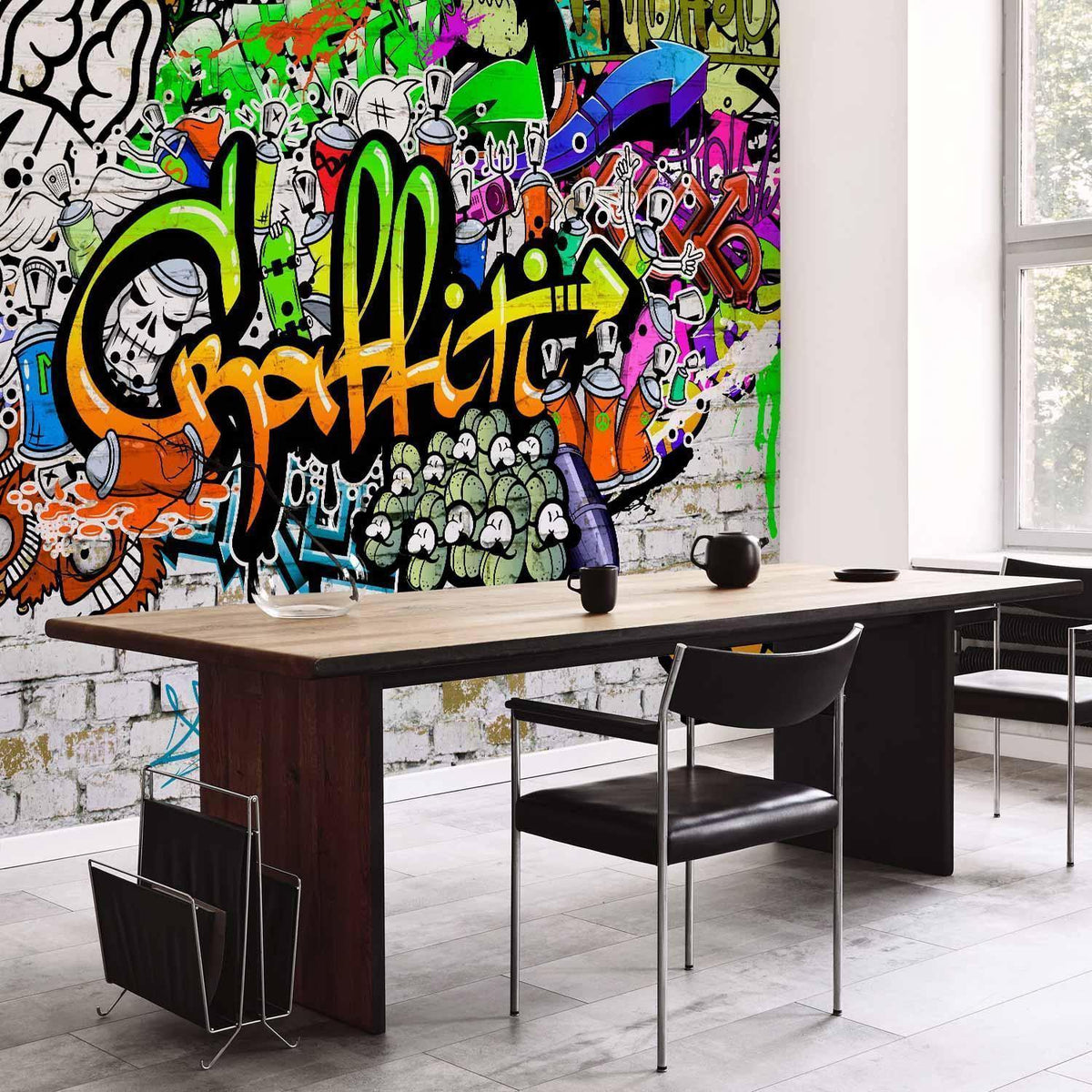 Fototapete - Graffiti on the Wall