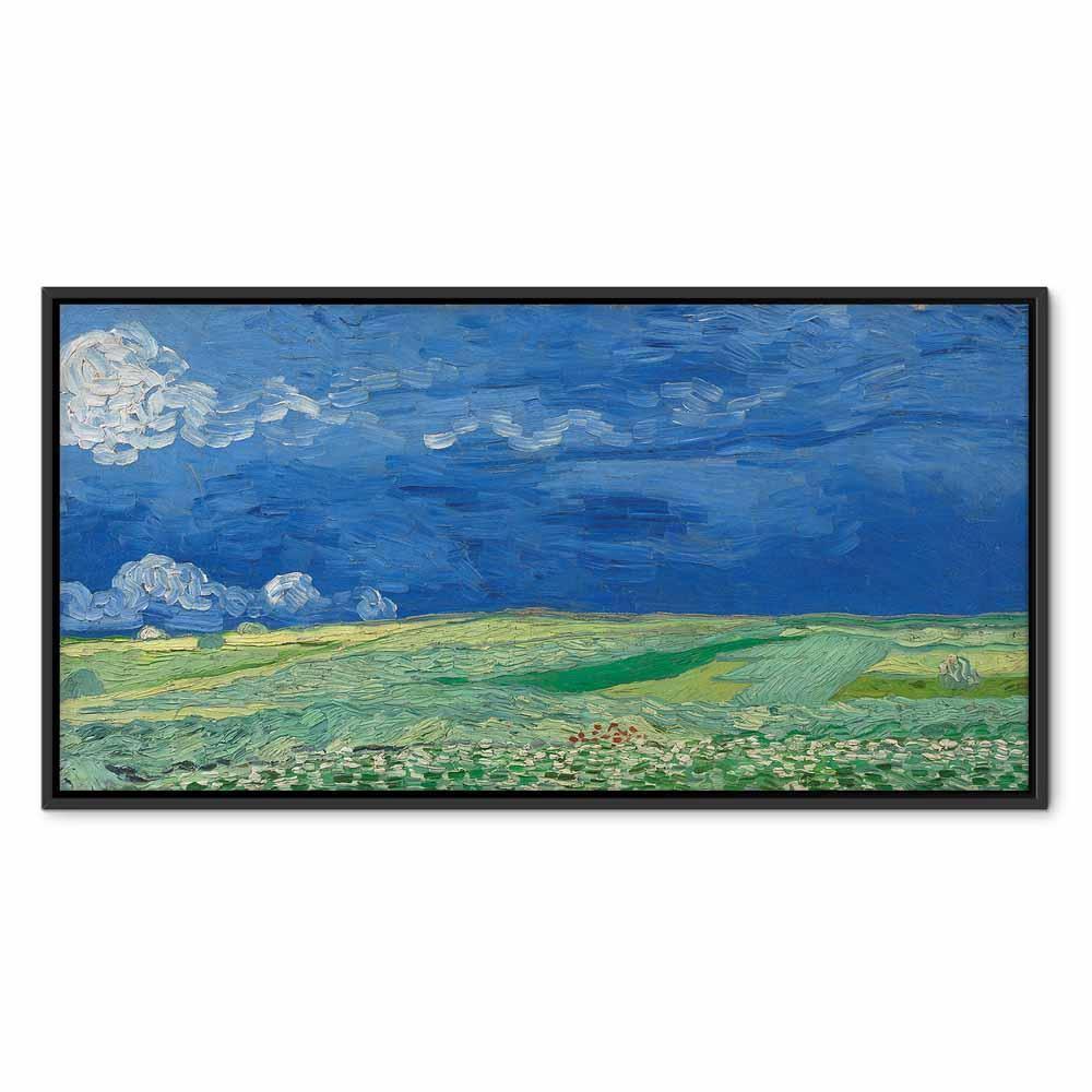 Leinwandbild - Vincent van Gogh – Wheatfield under Thunderclouds