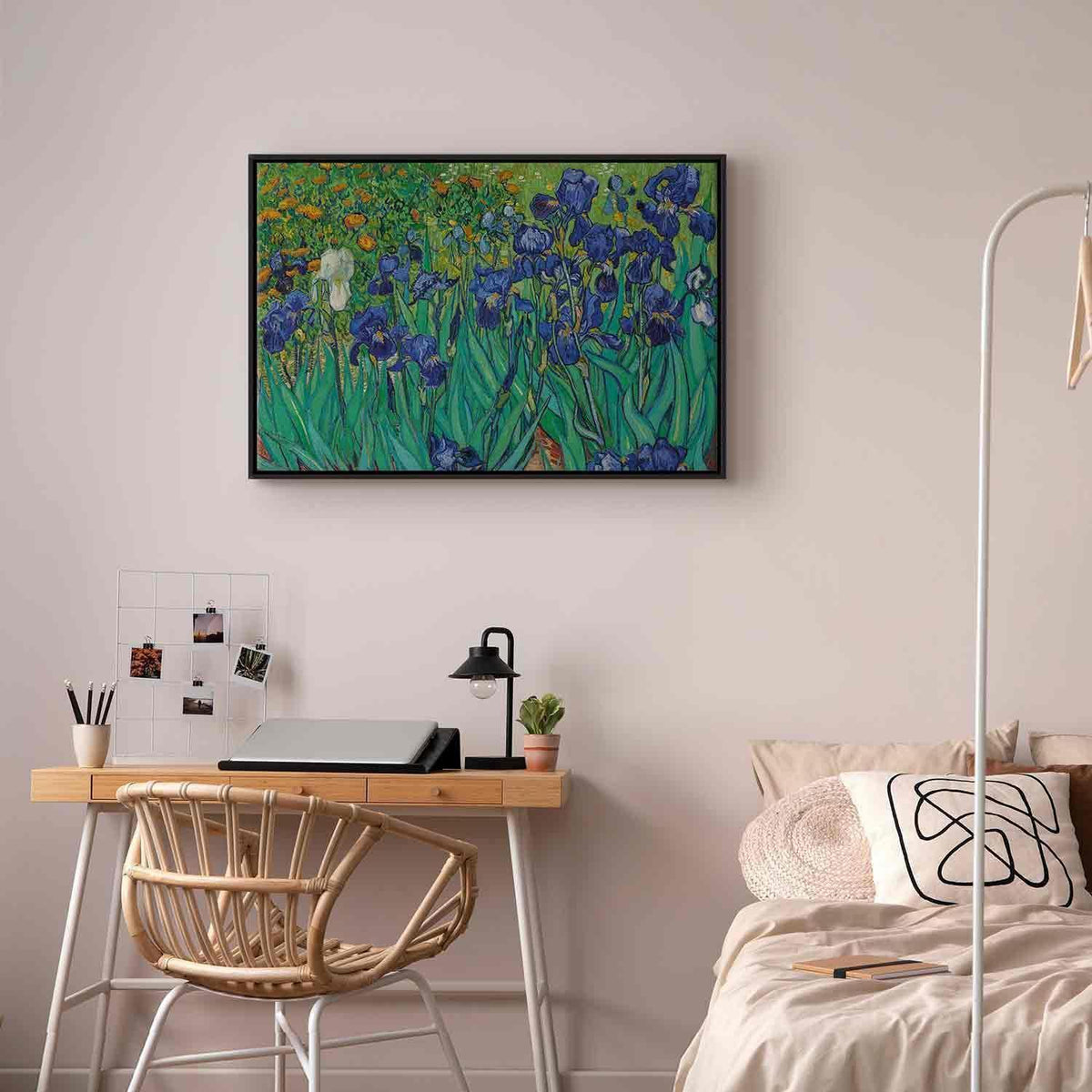 Leinwandbild - Vincent Van Gogh – Iryses