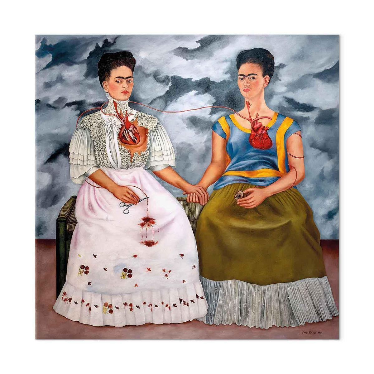 Leinwandbild - Frida Kahlo – The Two Fridas