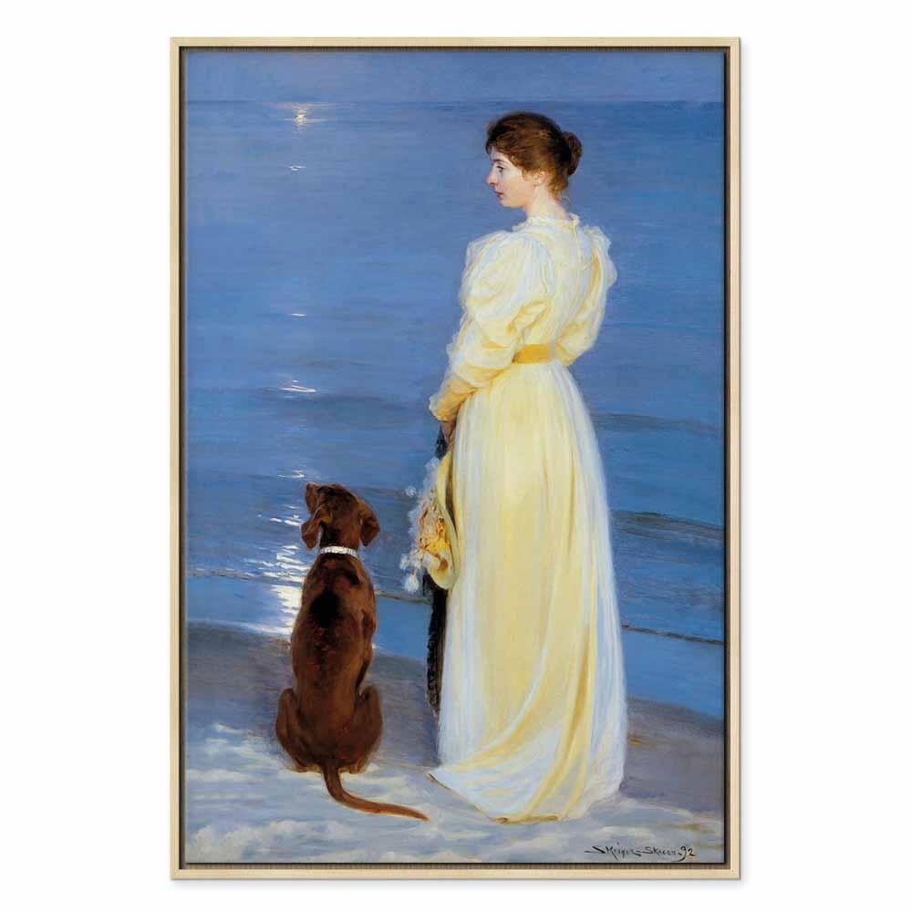 Leinwandbild - Peder Severin Kroyer – Summer Evening in Skagen
