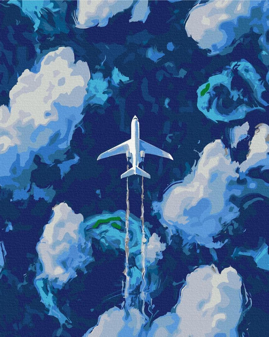 Malen nach Zahlen - Flight into the unknown