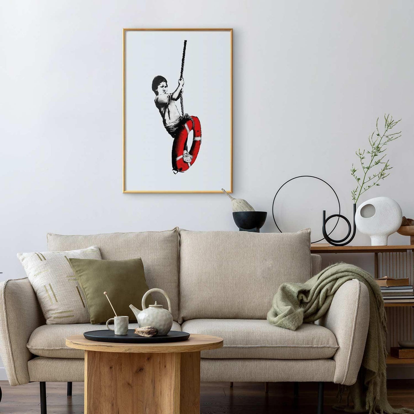 Poster - Banksy: Boy on a Rope Artgeist