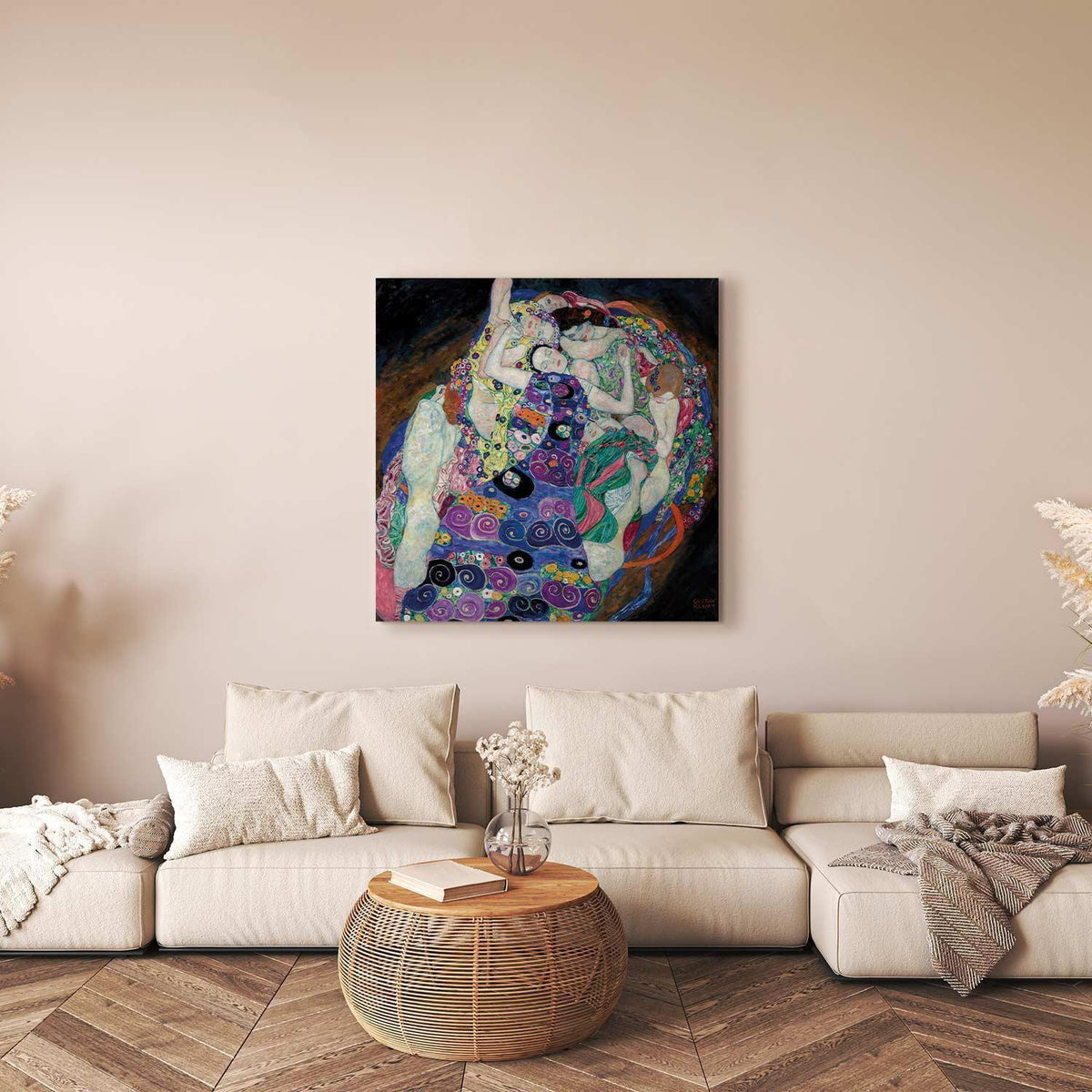 Leinwandbild - Gustav Klimt – Virgin
