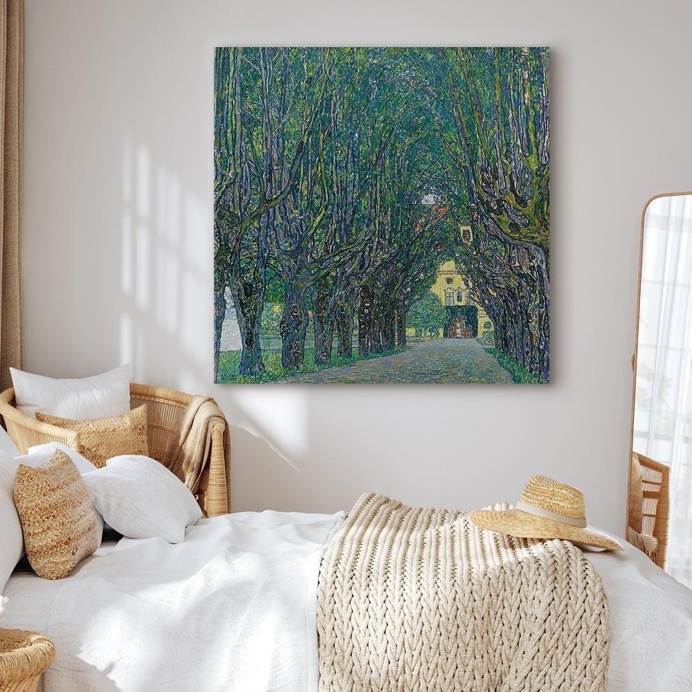 Leinwandbild - Gustav Klimt – Avenue in the Park of Schloss Kammer