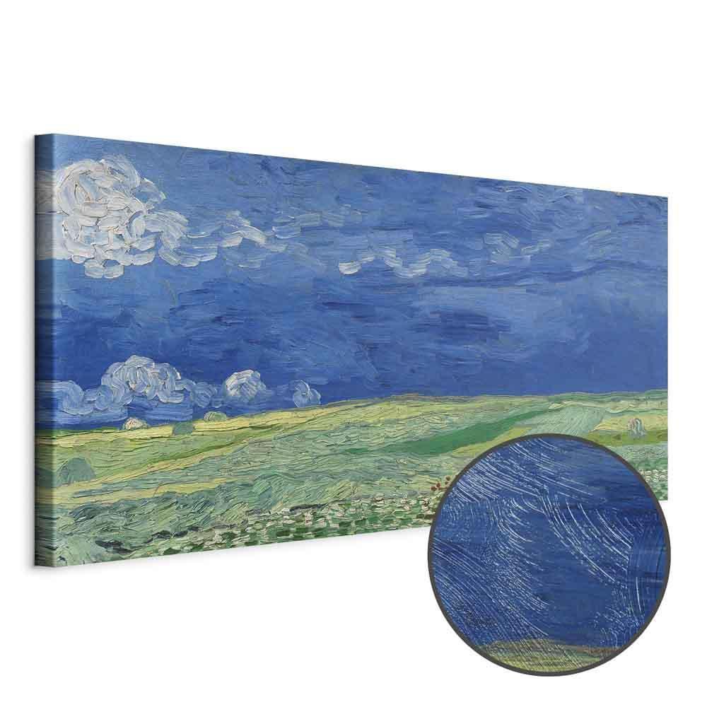 Leinwandbild - Vincent van Gogh – Wheatfield under Thunderclouds