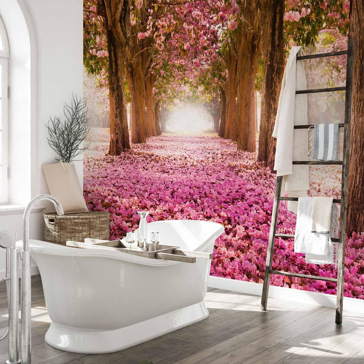 Fototapete - Pink grove