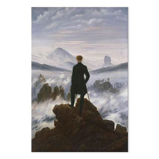 Leinwandbild - Caspar David Friedrich – Wanderer above the Sea of Fog