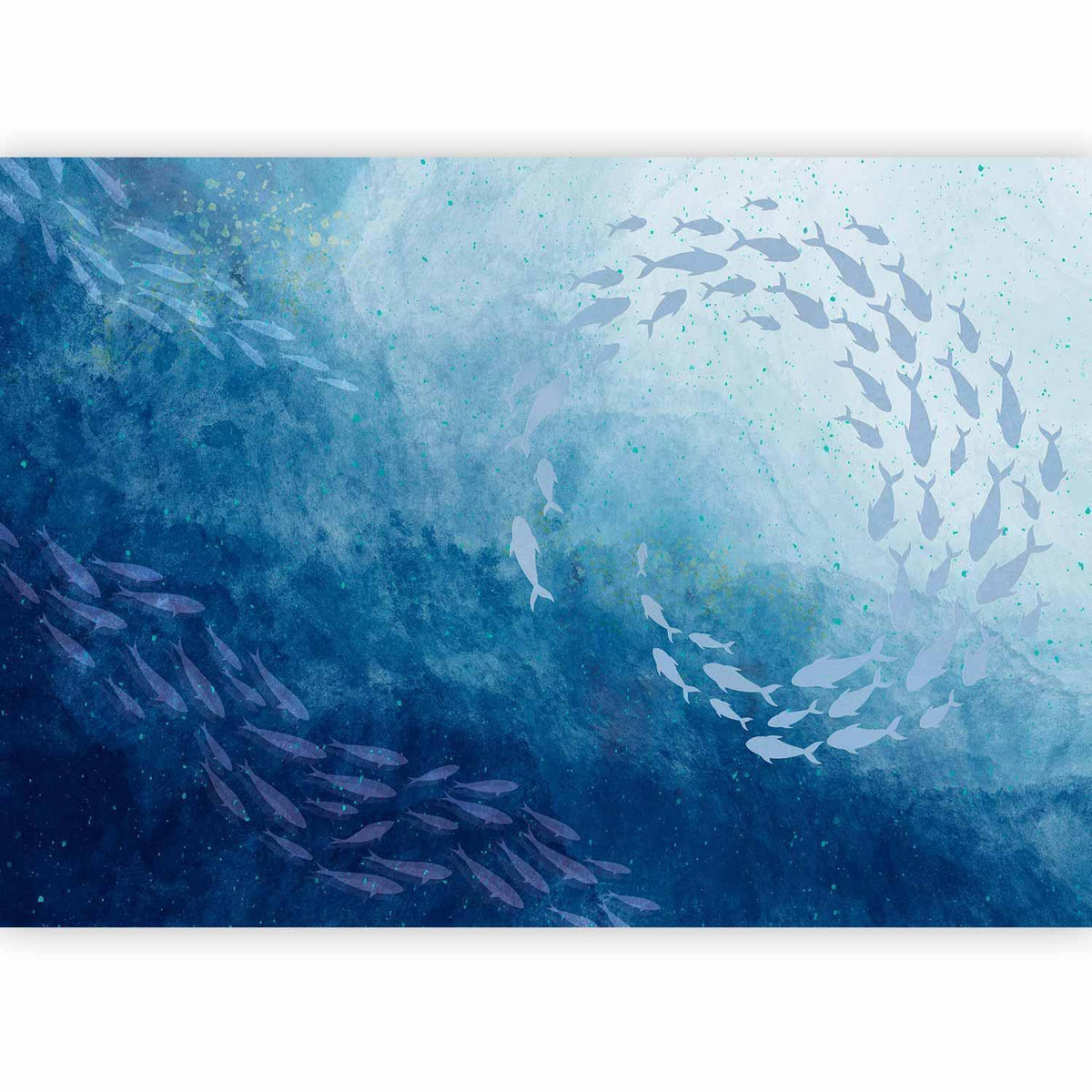 Fototapete Meerestiefen – Unterwasserwelt mit Fischen