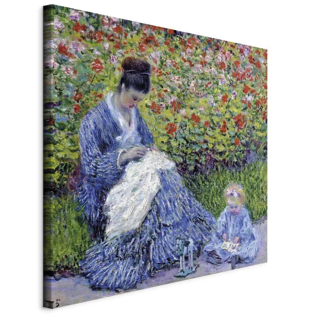 Leinwandbild - Claude Monet – Madame Monet and Her Son