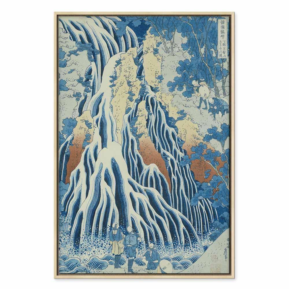Leinwandbild - Hokusai Katsushika – Kirifuri Fall on Kurokami Mount