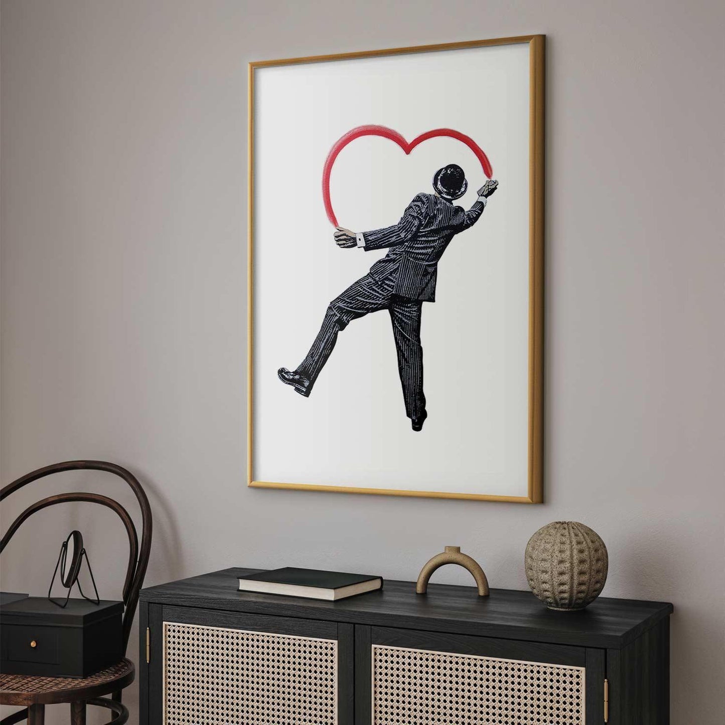 Poster - Elegant Graffiti Artist Artgeist