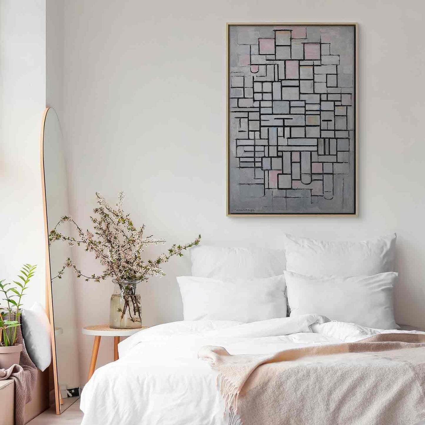 Leinwandbild - Composition No IV (Piet Mondrian) Artgeist