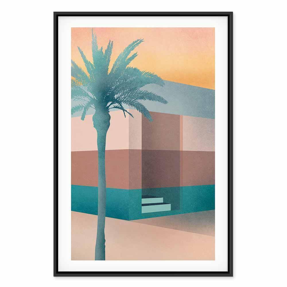 Leinwandbild - Pastel Alley (1 Part) Vertical