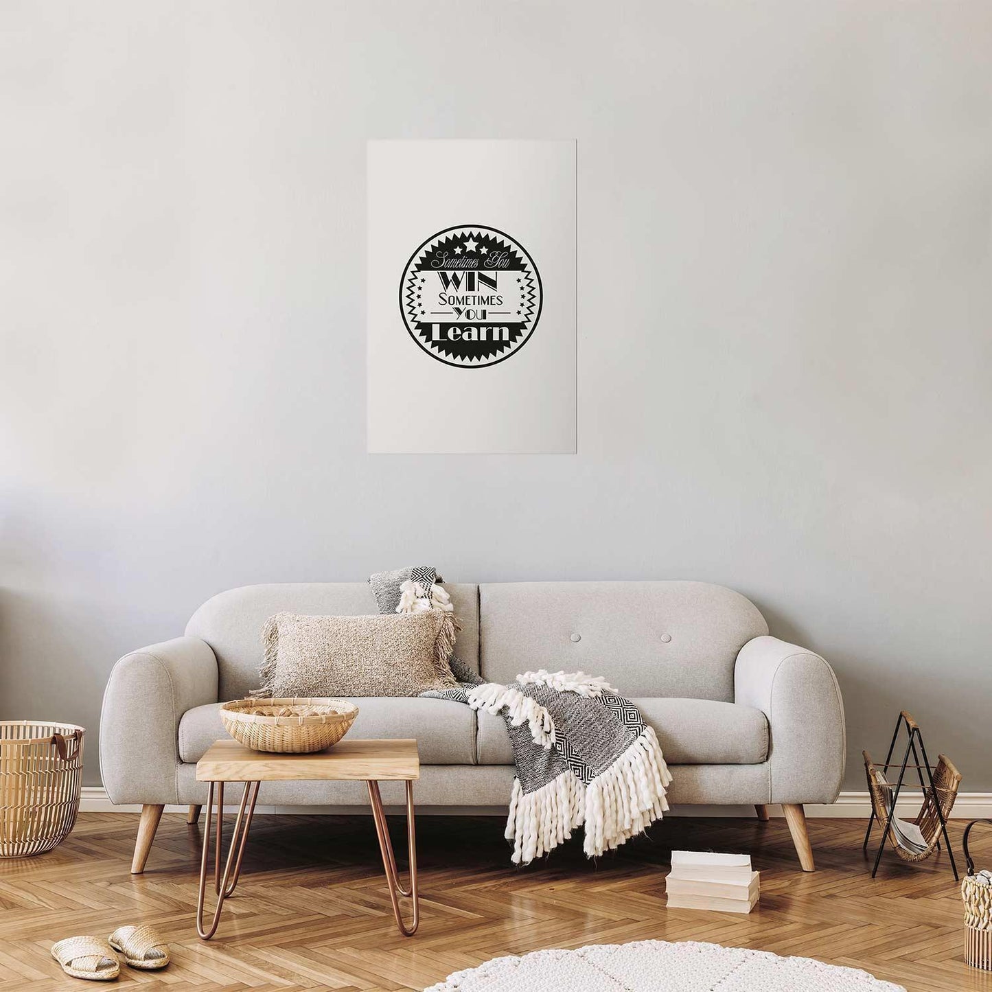 Poster - Sometimes You Win, Sometimes You Learn Artgeist