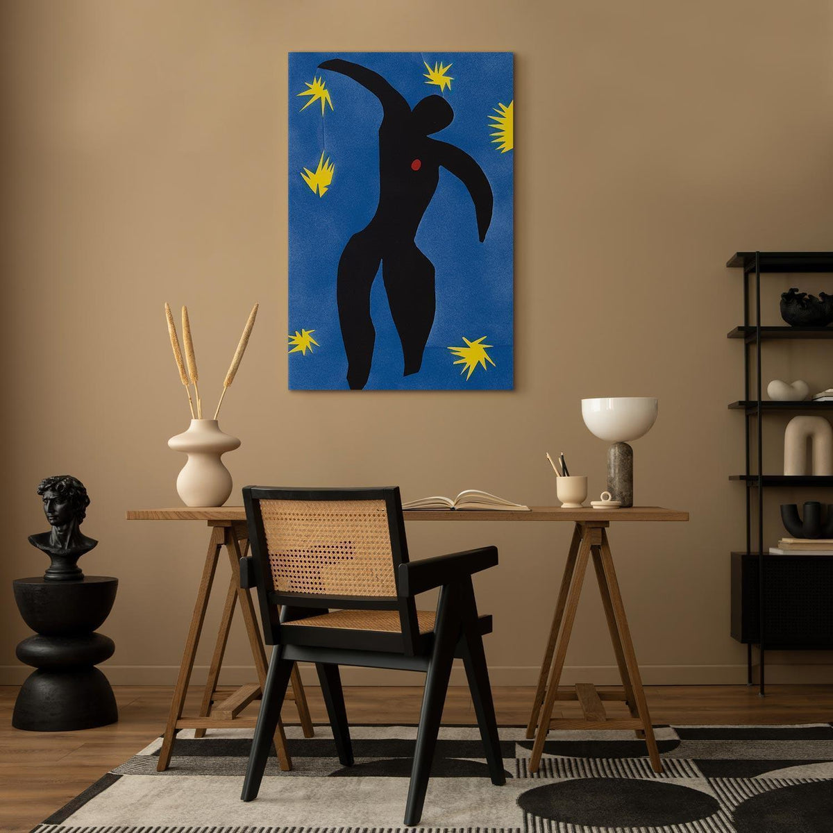 Leinwandbild - Henri Matisse – Icarus (from Jazz)