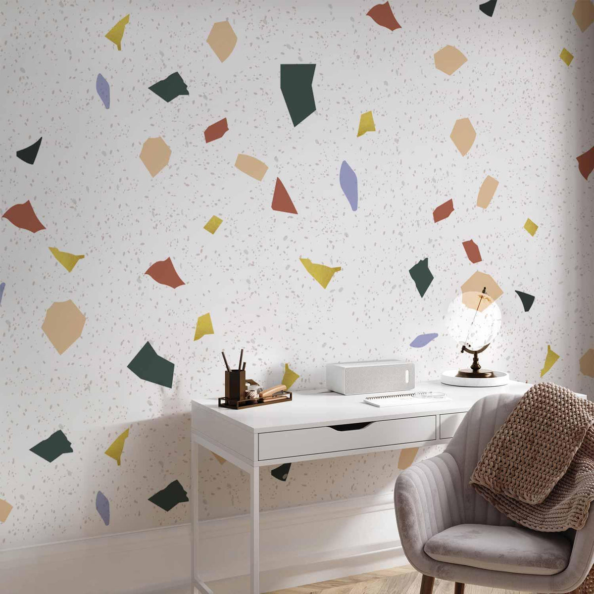 Fototapete - Subtle Terrazzo Pattern