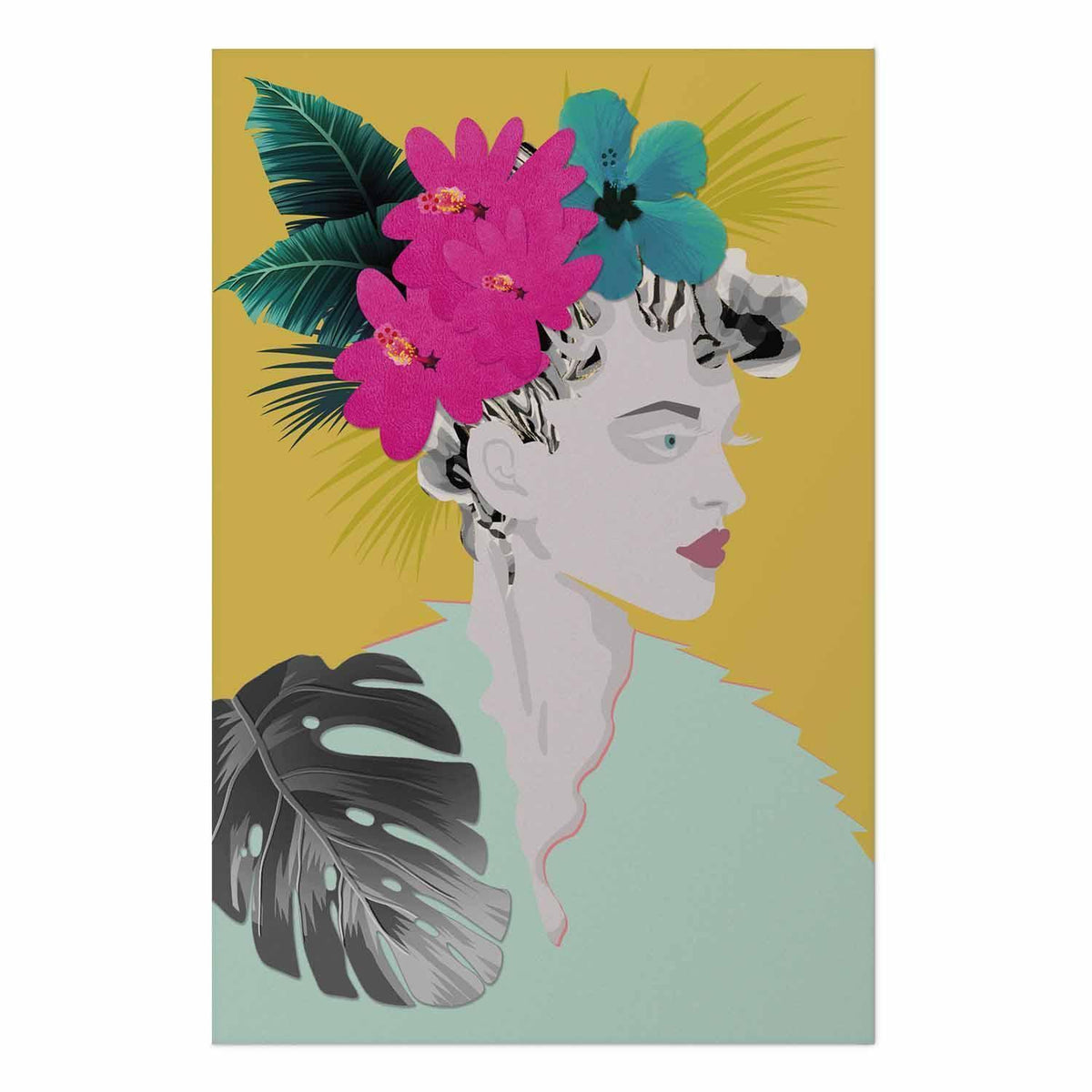 Poster - Flowers in the Hair