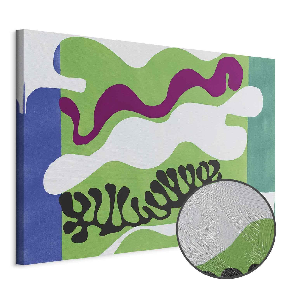 Leinwandbild - Henri Matisse – Lagoon II (from Jazz)