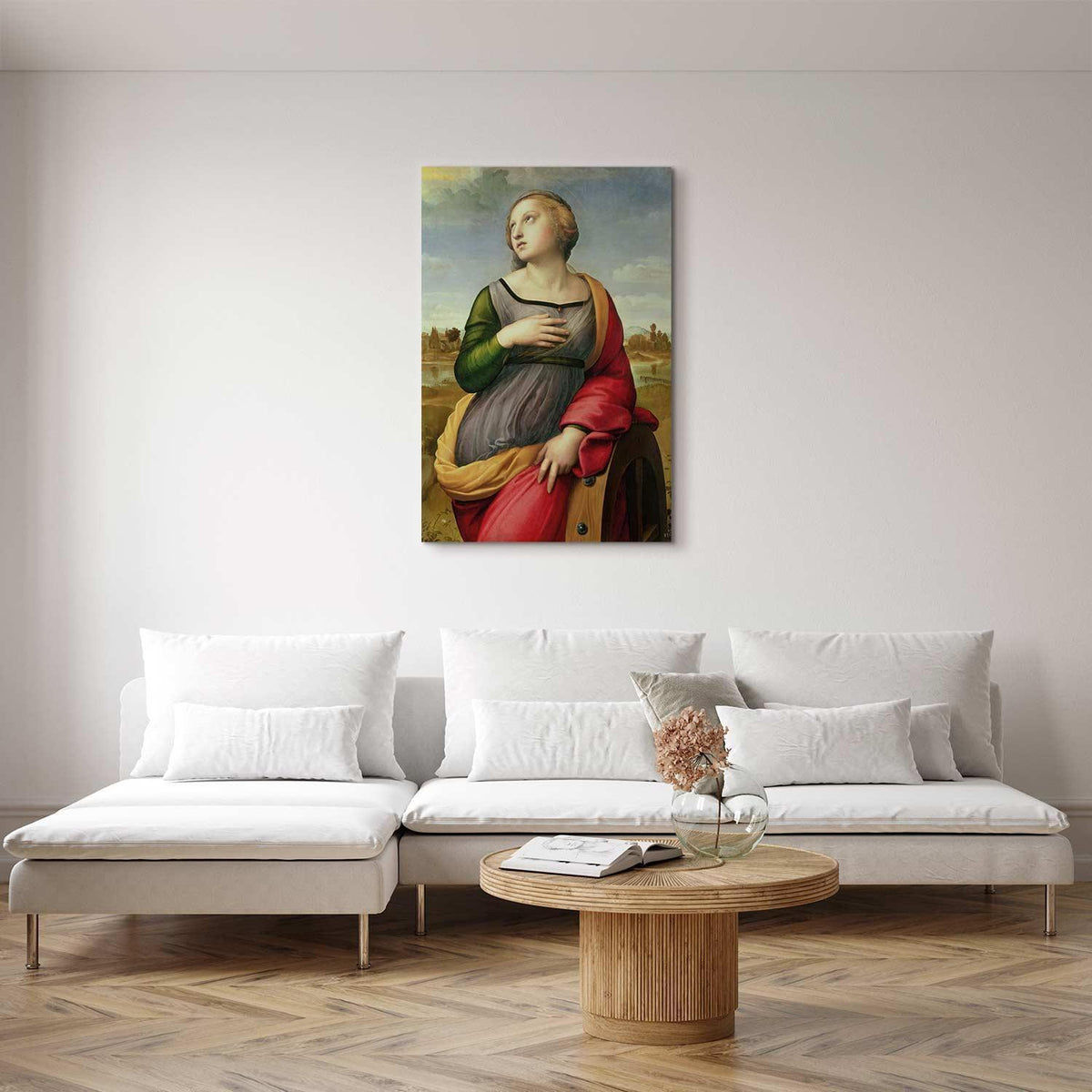 Leinwandbild - Rafael Santi – St Catherine of Alexandria