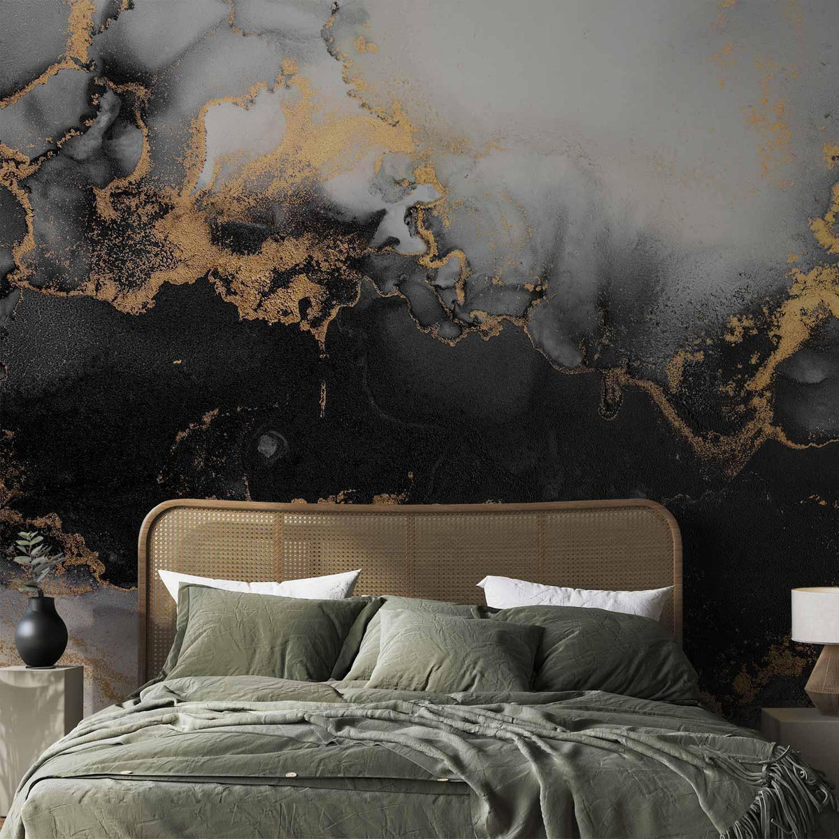 Fototapete Gold Marmor – Abstraktes Luxus-Design