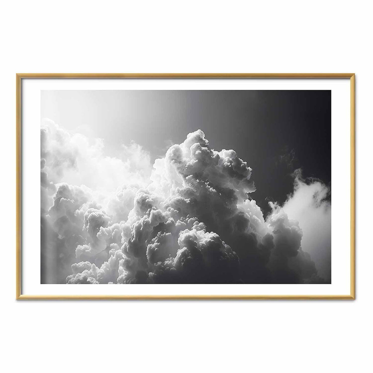 Poster - Extraordinary Phenomenon: The Sun Illuminating Dark Clouds