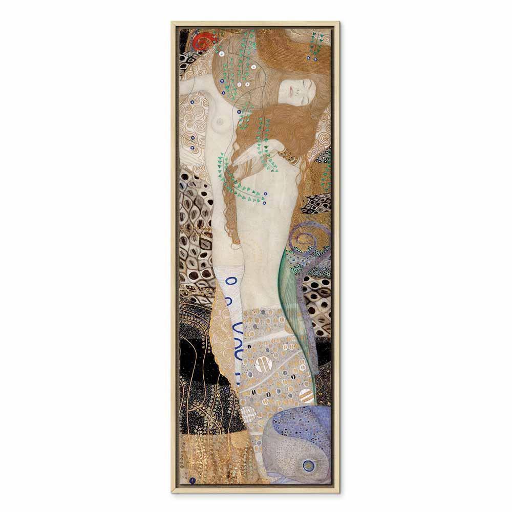 Leinwandbild - Gustav Klimt – Water Serpents