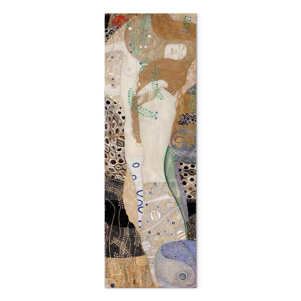 Leinwandbild - Gustav Klimt – Water Serpents