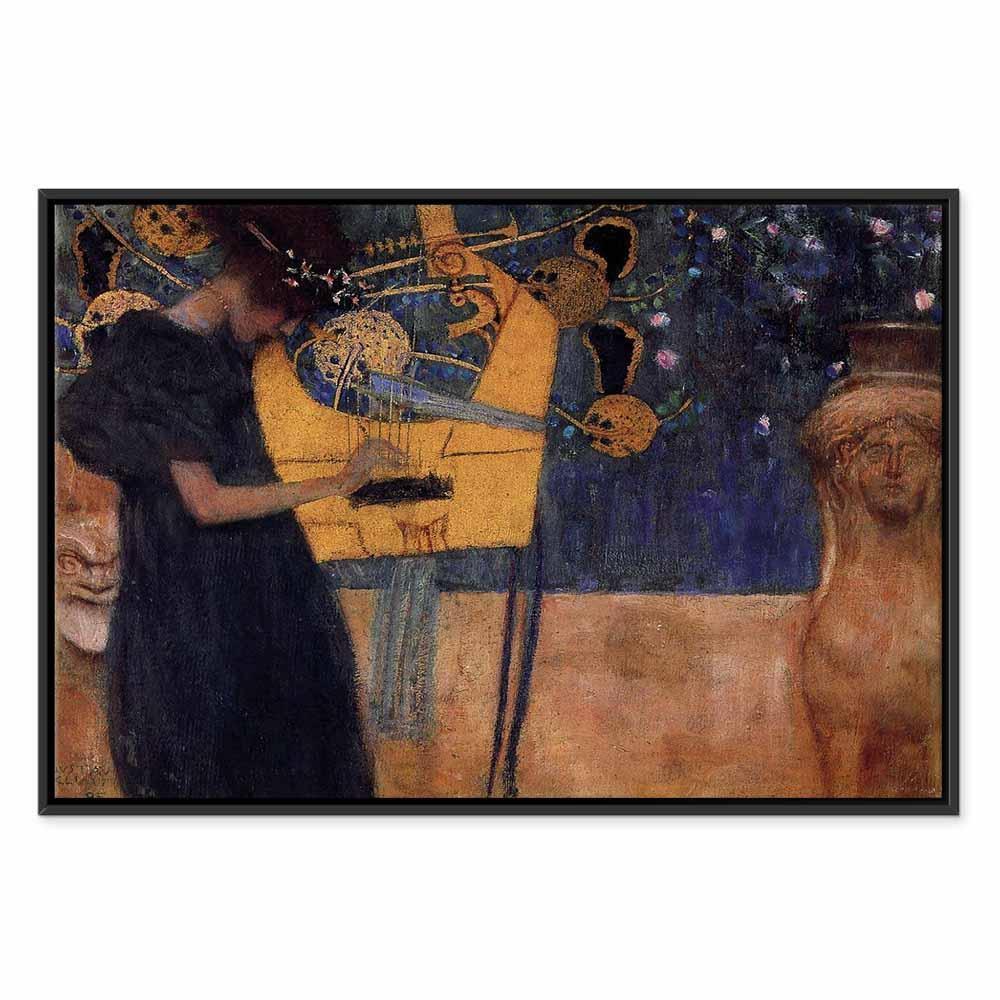 Leinwandbild - Gustav Klimt – Music