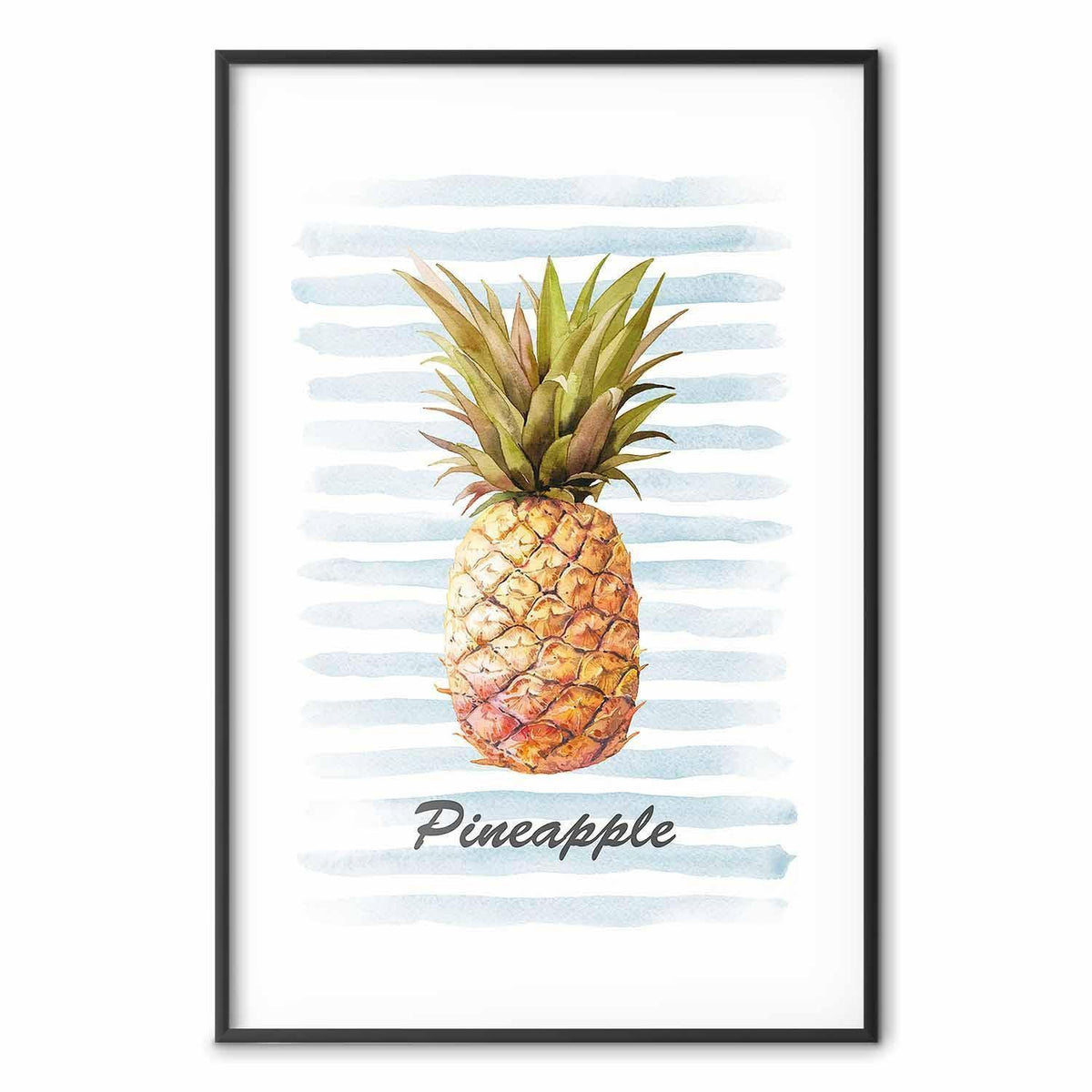 Poster - Pineapple and Stripes