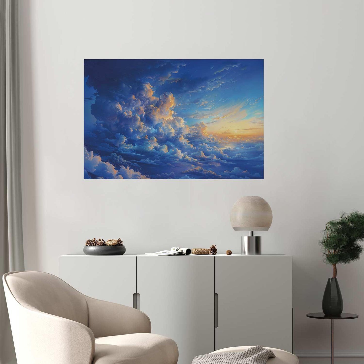 Poster - When the Sky Becomes Canvas: A Masterpiece of Nature in the Clouds Artgeist