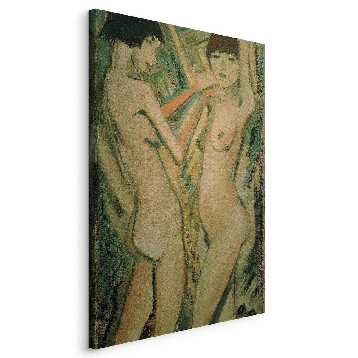 Leinwandbild - Otto Mueller – Two Girls