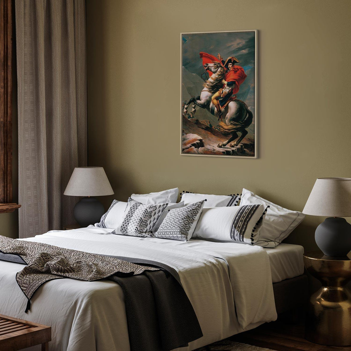Leinwandbild - Jacques-Louis David – Napoleon Crossing the Alps