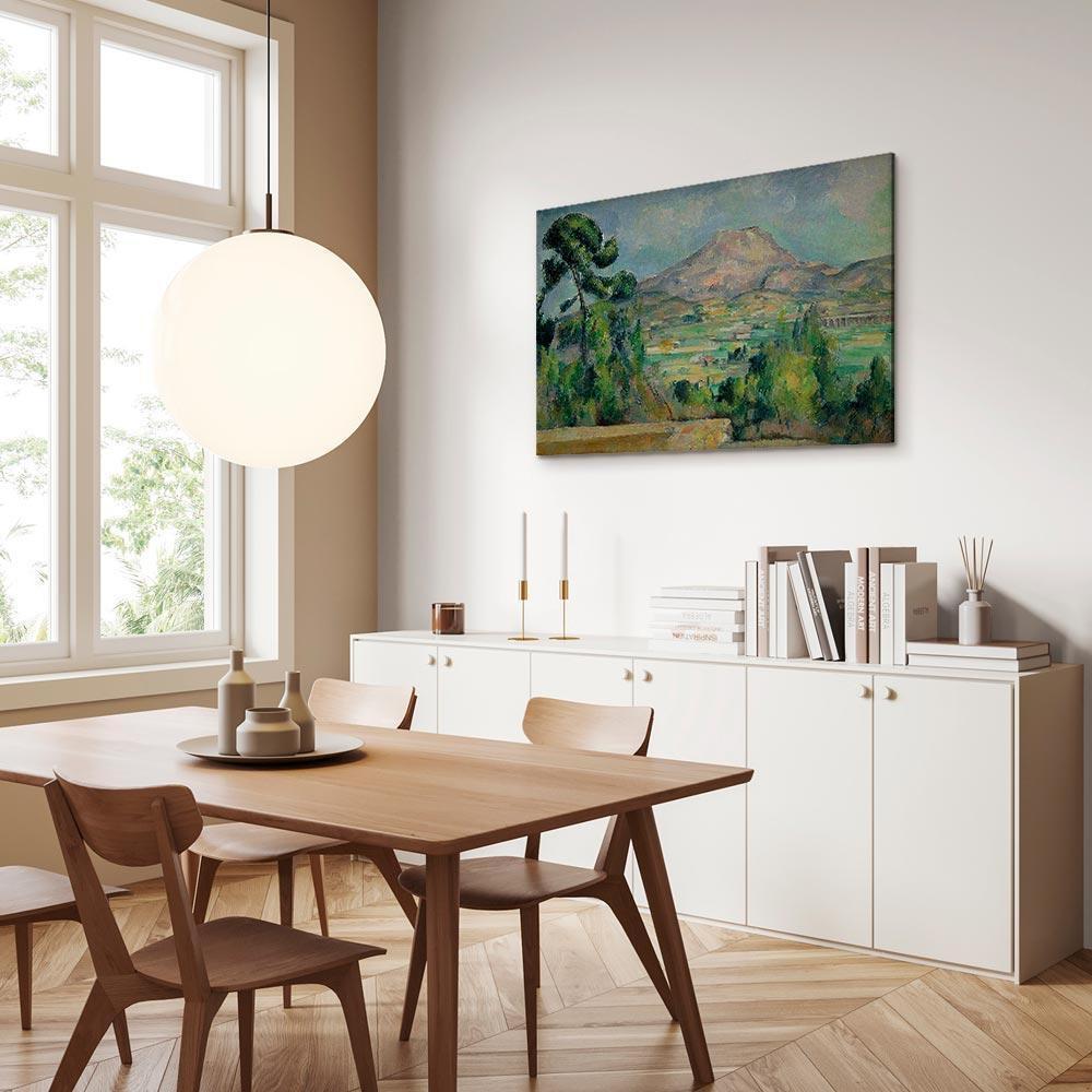 Leinwandbild - Paul Cézanne – Mount Saint Victoria